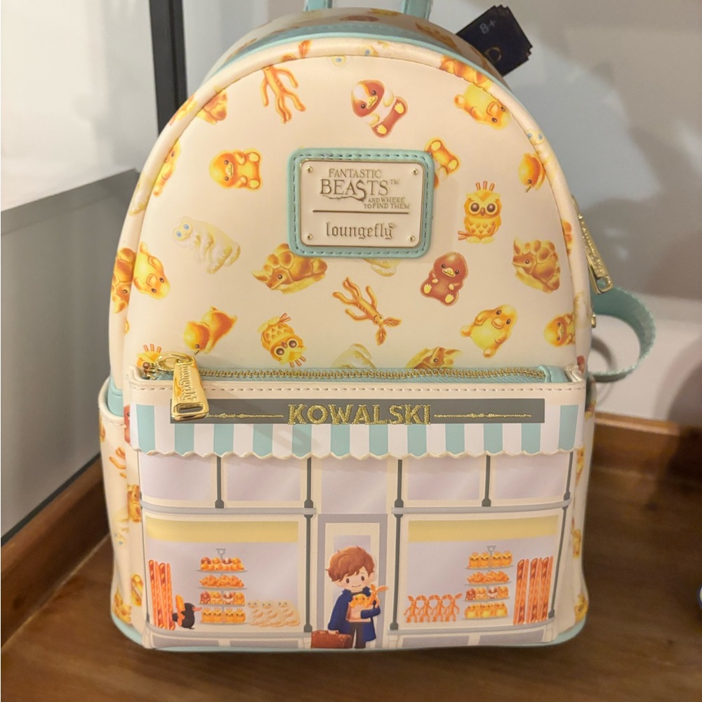 Loungefly Fantastic Beasts Kowalski Bakery Mini Backpack NWT